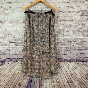 Princess Vera Wang Multicolor Floral High Low Skirt